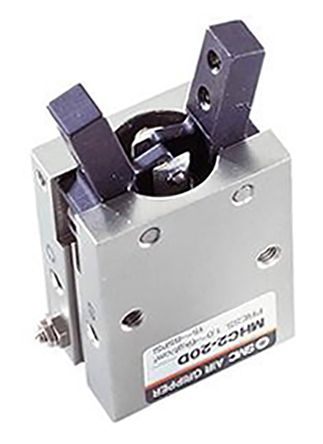 SMC 2-пальцевый пневматический захват одностороннего действия, MHC2-25S, угловой тип захвата