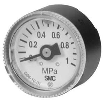 SMC R 1/8 дюйма Манометр, 37.5 мм, 1.5 МПа