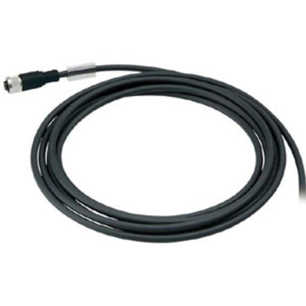 SMC, 3 м Ethernet Кабель, Черный Мужской M12 Женский ПВХ Оболочка, Экранированный