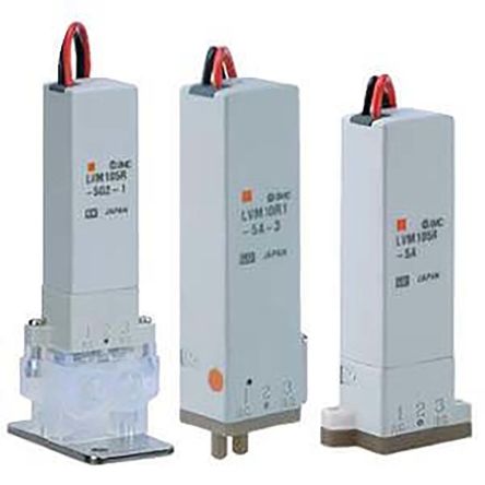 SMC Электромагнитный Клапан LVM10R1-6B-1-Q, 2 Порта, NC, 12 V 2/3 in, 1/8 in